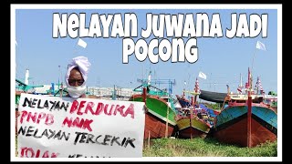 Nelayan Juwana Mendadak Jadi Pocong Tolak PP Kenaikan Pajak