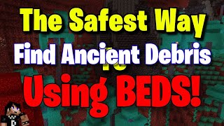 The Safest Way To Get Ancient Debris Using Beds! - Minecraft Tutorial - Minecraft Tips & Tricks