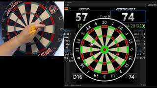 3-2 Sieg gegen den Dartsscorer   #darts #video #videos