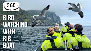 360 video Jan van Genten kijken in Noorwegen vanuit RIB boot