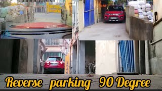 90 Degree Reverse Car Parking in Narrow Space: A Step-by-Step Guide