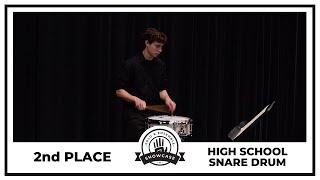 2nd Place High School Snare Drum Division: Samuel Sierra | 2024 Black Swamp Showcase