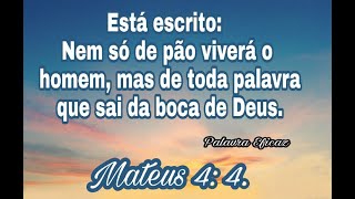 PREGAÇÃO MATEUS 4