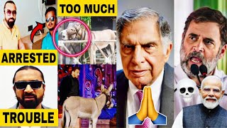 Ajaz Khan in HUGE TROUBLE! ARREST?😧, BJP Vs Congress Troll, RIP Ratan Tata Sir🙏🏻, Thugesh Roast