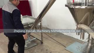 Automatic powder filling machine with dust filter