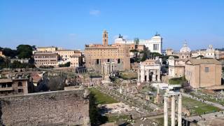 ROMA - View from Upside (Forum Romano) 4K