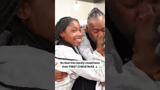 Inmate has first Christmas in 10 years!! Full video on YT #jesusshorts #jesus #reunification #christ