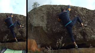 Taş Devri 6b+ Tırmanıcı:Erman Aydın Bafa Gölü Bouldering Kısa Kaya Tırmanışı Kapıkırı Köyü Climbing