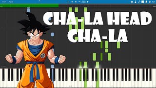 Cha-La Head Cha-La (Dragon Ball Z) Piano Tutorial (Synthesia)