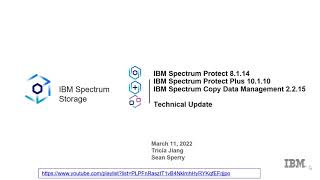 IBM Spectrum Protect 8.1.14 and Protect Plus 10.1.10 - What's new - Presentation