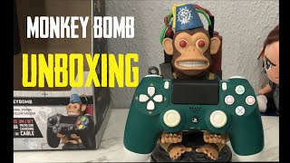 Unboxing Black Ops Zombies Monkey Bomb holder para control xbox/ps4/ps5/ celular. Cable Guy Cold War