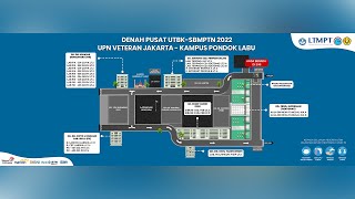 Denah Lokasi Pusat UTBK UPNVJ - Kampus Pondok Labu