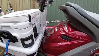 Yamaha Waverunner 2013 fishing setup.  My cheap take on this.