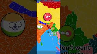 India vs china 🤯  #countryballs #nutshell