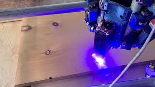 MPCNC 5.5w Laser Burning Test