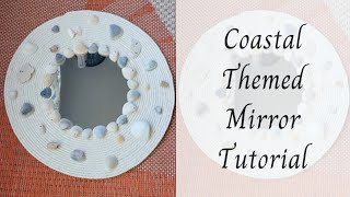 Macrame mirror with seashells tutorial🐚