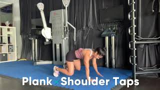 Plank Shoulder Taps I Dollar Train Club