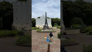 Mini Eiffel Tower 🗼🥰 in South Korea #centralpark #jejuisland #explore #shorts