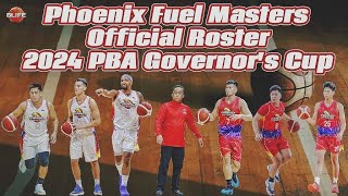 PBA Updates | Phoenix Fuel Masters Official Roster for 2024 PBA Governor's Cup