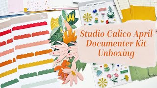 Studio Calico April Documenter Kit Unboxing and Add Ons!