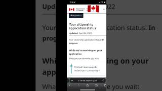 Is anybody else stuck on this step? Alguien mas esperando? #canadiancitizenship  #canada #ontario