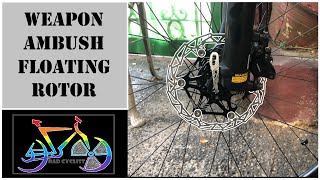 Weapon Ambush Floating Rotor | Unboxing | Removal | Installation | Rad Cyclist