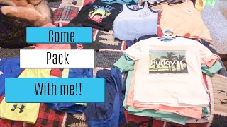 Pack With Me| How I Pack For Beach Vacation| Kids Vacation Clothing Haul