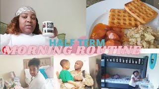 MORNING ROUTINE| HALF TERM ROUTINE| FAMILY VLOG!