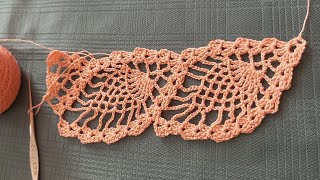 amazing super easy Crochet desing/tığ İşi bademli örgü deseni #tığişi #crochet/ #nature sound