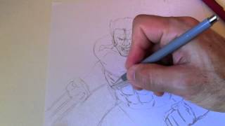 Drawing Wolverine