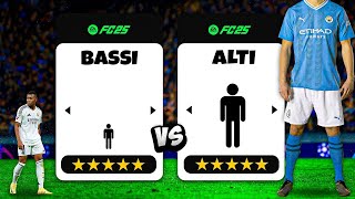 Squadra Alti vs. Bassi... in FC25!