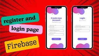 register and login page in android studio firebase #login #signup #androidstudio #firebase #registr
