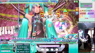 | ARCADE CABINET| EXTREAM10☆GREAT 86.27% |4% miss| Sadistic.Music∞Factory |Project DIVA Arcade FT|