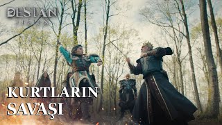 Alpagu Han ve Akkız'ın nefes kesen dövüşü! - Destan