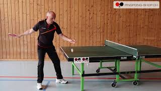 Tennis de table : Topspin et bloc