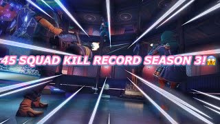 45 KILL SQUAD WORLD RECORD!!😱 | Season 3 Hyper Scape