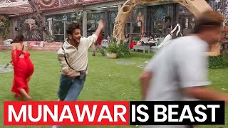 Big Boss First Task Destroyed By Munawar , BIg Boss 17