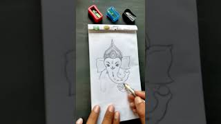 Lord Ganesha drawing easy #shorts || sandeep singh arts