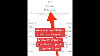 Am Retras 55$ Din BCM Fara Investiții Doar 5 Minute Pe Zi