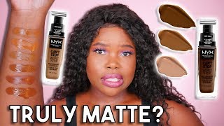 NYX Cant Stop Wont Stop Foundation - How Matte Is it?