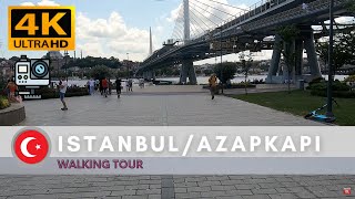 Azapkapı Yürüyüş - Istanbul Şehir Turu | 4K 60fps , GoPro Hero 9 Black - 2 Ağustos 2021