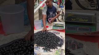 Mouth watering street food Black Jamun fruit Chaat Masala Wala #shorts #jamunfruit