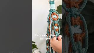 macrame plant henger for home decoration #decoration #homemade #diy#craft #viral #shorts