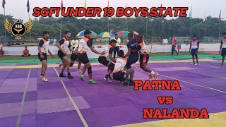 PATNA vs NALANDA UNDER 19 BOYS STATE HIGH VOLTAGE MATCH ⚡