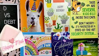 Birthday happy mail & savings challenge cash stuffing