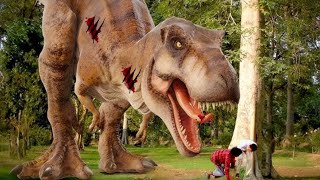 indian dainosaur & monster attack in real life short movie | trex chase | Jurassic park|dainasaurs