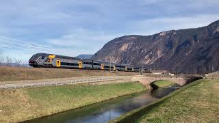 UNA MATTINA DI MERCI SULLA BRENNERO IN 4K. Ora (Bz), 21.01.2023 #ferrovia #eisenbahn #railway #italy