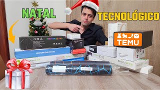 COMPREI PRESENTES DE NATAL NA TEMU | UNBOXING