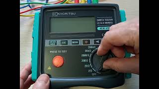 Kyoritsu, KEW 4106 Toprak Direnci ve Özgül Direnç Test Cihazı