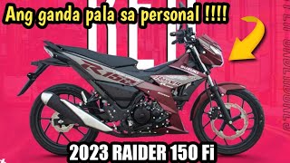 2023 SUZUKI RAIDER 150 Fi COLOR VARIANT // CANDY MATTE BORDEAUX RED 🔥